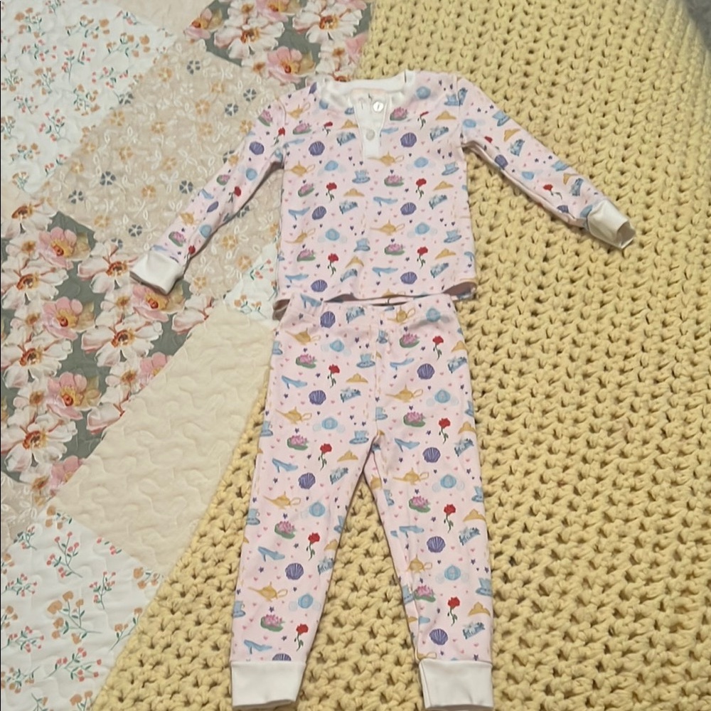 Smocking Bird Pajama Set 12-18m